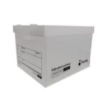 Paquete De 12 Cajas Para Archivo Nextep Ne-059C Tamaño Carta/Plastica/Blanco