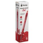 Caja C/12 Piezas De Boligrafos Nextep Ne-062R De 0.7Mm/Mediano/Rojo