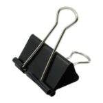 Caja C/12 Piezas De Sujeta Documentos Nextep Ne-157 De 41Mm/1 5/8"/Negro