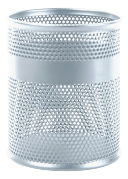 Porta Lápices Nextep Ne-158P Mediano Material Malla Metálica 8.5 X 10Cm Color Plata –
