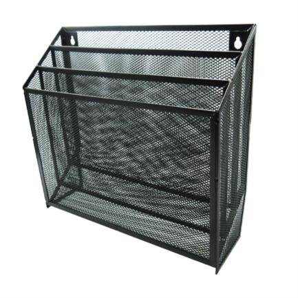Clasificador Nextep Ne-176 Malla Metálica Tres Niveles Grande Caja Blanco Negro –