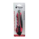 Cutter Plastico Nextep Ne-178Mr De Uso Rudo/Navaja 18Mm/Alma De Metal