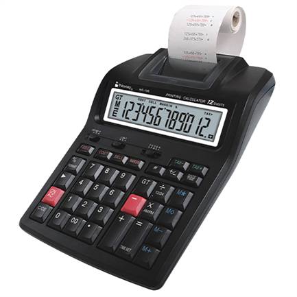 Calculadora Nextep Ne-195 De 12 Digitos/Con Impresora De 2 Colores/Baterias