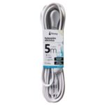 Extension Electrica Nextep Ne-244C De 5M/Con 3 Contactos Polarizados/Clavija Plana/Blanca