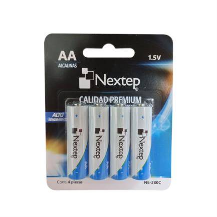 Baterias Recargables Nextep Ne-280C “Aa”/Alcalinas Lr6/1.5V/Con 4 Piezas