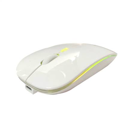 Mouse Inalambrico Nextep Ne-412B Delgado/Silencioso, Rgb, 1600 Dpi, Color Blanco