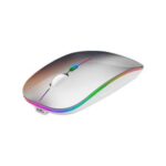 Mouse Inalambrico Nextep Ne-412P Optico/1600Dpi/Rgb/Color Plata