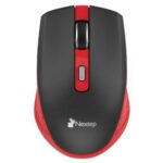 Mouse Inalambrico Recargable Nextep Ne-413Nr Switch Encendido/1600 Dpi/Negro-Rojo