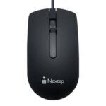 Mouse Nextep Ne-414 Alámbrico 1000 Dpi Color Negro 3 Botones USB Windows / Ios -