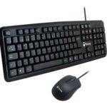 Kit De Teclado Y Mouse Nextep Ne-416 Negro 800 Dpi 3 Botones/104 Teclas Interfaz USB -