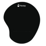 Mouse Pad Nextep Ne-418C Ergonómico Gel Color Negro Con Almohadilla Dimensiones 23 Cm Y 20 Cm 170 Gr -