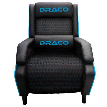Sofá Gamer Ne-488A Nextep Modelo Draco Color Negro Con Letras Color Azul –
