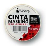 Cinta Masking Nextep Ne-609V De 24Mmx50Mts/Uso General