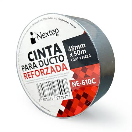 Cinta Para Ducto Nextep Ne-610C De 48Mmx50Mts/Reforzada
