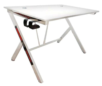 Escritorio De Trabajo Nextep Ne-654B Para Hogar U Oficina Base Metálica Color Blanco –
