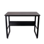 Escritorio Ejecutivo Nextep Ne-656 Para Hogar U Oficina Base Metálica Color Carbón 100X73X50 Cm Peso Bruto De 14 Kg Grosor De 1.5Cm -