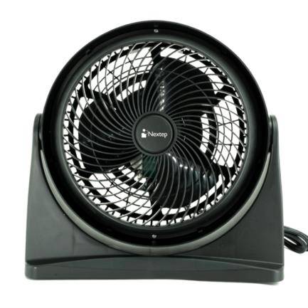 Ventilador De Escritorio Nextep Ne-692, Plastico/Con 3 Aspas/Inclinacion Y Velocidad Ajustable/Negro