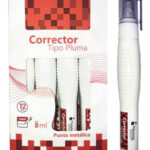 Corrector Nextep Ne068 Tipo Pluma 8Ml Punta Metálica C/12 Piezas -