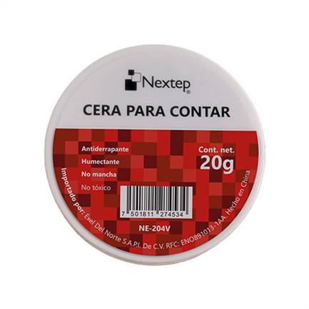 Cera Para Contar Nextep Ne204V Antiderrapante Para Dedos 20Gr –