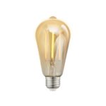 Bombilla LED Inteligente Wi-Fi / 110V / St19 / Color Ambar -
