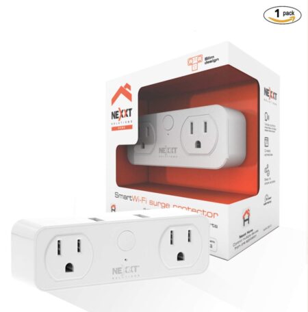 Contacto Inteligente WiFi Nexxt Nhp-D610 2X Nema 515P/2X USB Blanco