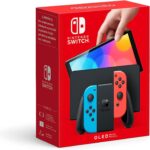 Nintendo Switch Modelo OLED Color Joycons Neon Red Neon Blue. Version Internacional -