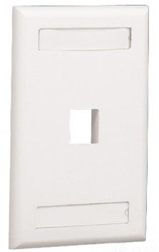 Placa De Pared Vertical P/1 Puerto, Blanco Panduit Nk1Fwhy