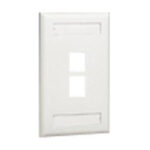 Placa De Red Vertical Para 2 Puertos Panduit Nk2Fwhy Blanco