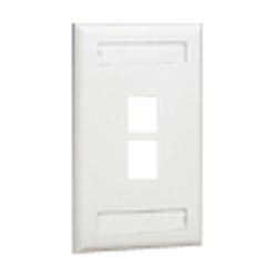 Placa De Red Vertical Para 2 Puertos Panduit Nk2Fwhy Blanco