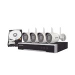 Kit IP Inalambrico Hikvision Nk42W0H-1T(Wd)(D) - Exterior, Alámbrico, 4, 1920 X 1080 Pixeles, 2 Mp