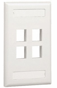 Placa De Pared Vertical P/4 Puertos Panduit Nk4Fiwy Mate