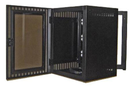 Gabinete Para Montaje En Pared North System North016-Bkt/Hasta 20Kg/9Ur/Negro