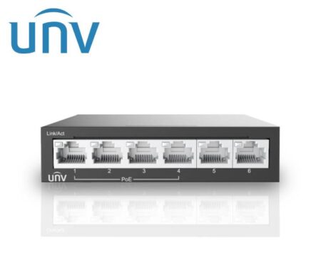 Switch PoE+ 6 Fast Ethernet Nsw2020-6T-PoE-In / 60W Total / No Administrable