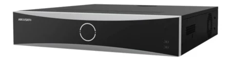 Nvr 32 Canales Hikvision Ds-8632Nxi-K8/12Mpx (4K)/Reconocimiento Facial/Acusense (Evita Falsas Alarmas/8 Bahias De Disco Duro/2 HDMI En 4K/