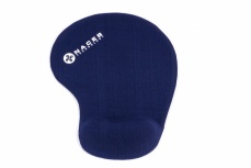 Mousepad Gigatech Mp-050Az Con Descanza Muñeca Color Azul