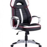 SILLA GAMER NACEB NA-0910 WARHAMMER, PIEL SINTETICA, ERGONOMICA, COLOR NEGRO/BLANCO, HASTA 120KG
