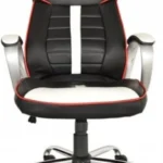 SILLA GAMER NACEB NA-0910 WARHAMMER, PIEL SINTETICA, ERGONOMICA, COLOR NEGRO/BLANCO, HASTA 120KG
