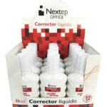 Caja C/12 Piezas De Correctores Liquido Nextep Ne-069 De 20Ml Cada Botella