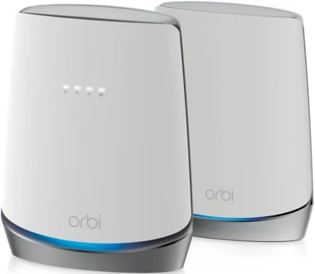 Router Netgear Orbi 5G Triple Banda/WiFi 6 Mesh/6 Antenas Internas, Nbk752-100Nas