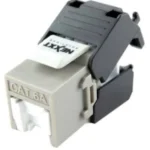 Jack Nexxt RJ45 Cat6A Keyston - Sin Herramienta Y Tapa Guarda Polvo Nxk-Utg00