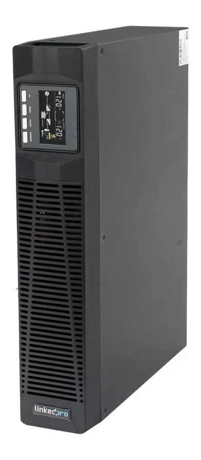 No Break Linkedpro Lp1Krt 1000Va/900W/Topologia On-Line Doble Conversion/Entrada Y Salida De 120 Vca/Clavija De Entrada Nema 5-20P/Pantalla LCD Configurable/Formato Rack/Torre/8 Salidas