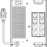 NO BREAK STEREN NB-3000 DOBLE CONVERSION EN LINEA/HASTA 22MIN DE RESPALDO/2700W/3000VA/8 CONTACTOS