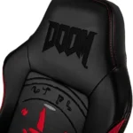 SILLA GAMER NOBLECHAIRS HERO DOOM EDITION/COLOR NEGRO-ROJO/120KG/CUERO SINTETICO/4251442503772