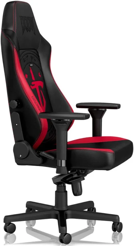 SILLA GAMER NOBLECHAIRS HERO DOOM EDITION/COLOR NEGRO-ROJO/120KG/CUERO SINTETICO/4251442503772