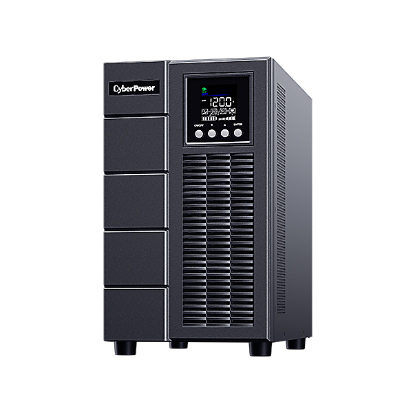 No Break Cyberpower Ols3000a 3000va/2700w Online Doble Conversion, Entrada 120 Vca Nema L5-30p, Onda Senoidal Pura, Tipo Torre, Con 4 Tomas Nema 5-20r Y 1 Block Hardwired