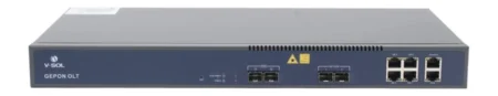 Olt De 2 Puertos Epon Con 6 Puertos Uplink V-Sol V1601E02-DP 4 Puertos Gigabit Ethernet + 2 Puertos Gigabit Ethernet Sfp/Sfp+/Hasta 128 Onus