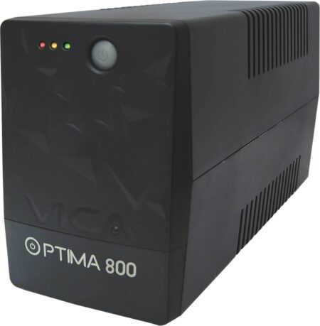 No Break Interactivo Optima 800, 800Va/480W, Voltaje 120/127 +/-5%, 6 Nema 5-15R 4 Respaldadas/2 Reguladas, Fp 0.6, Proteccion De Linea RJ11/RJ45, Leds