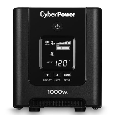No Break Cyberpower Or1000Pfclcd - 1000 VA, 700 W, Negro