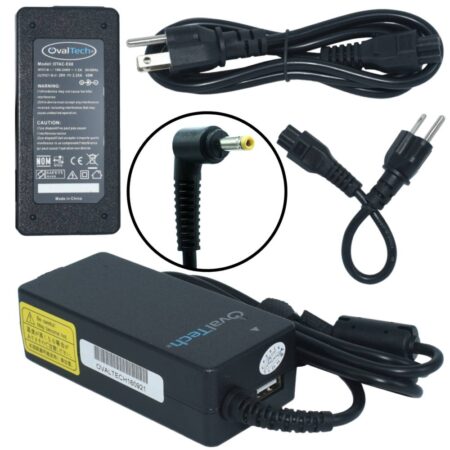 Cargador / Adaptador Para Laptop Ovaltech Otac-E68 De 45W 20V 2.25A (4.01.7)