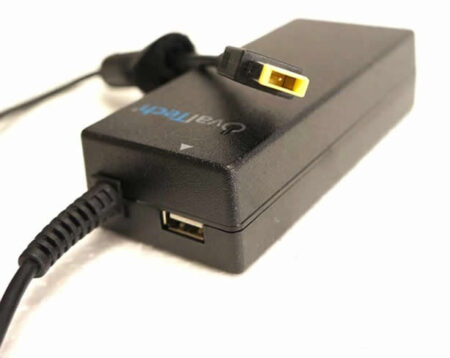 Cargador / Adaptador Para Laptop Otac-E77-65W Ovaltech De 20V/3.25A (Lenovo Cuadrada)